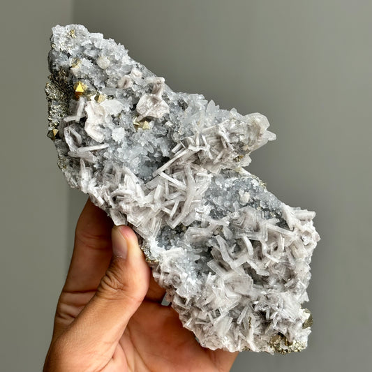 barite and pyrite