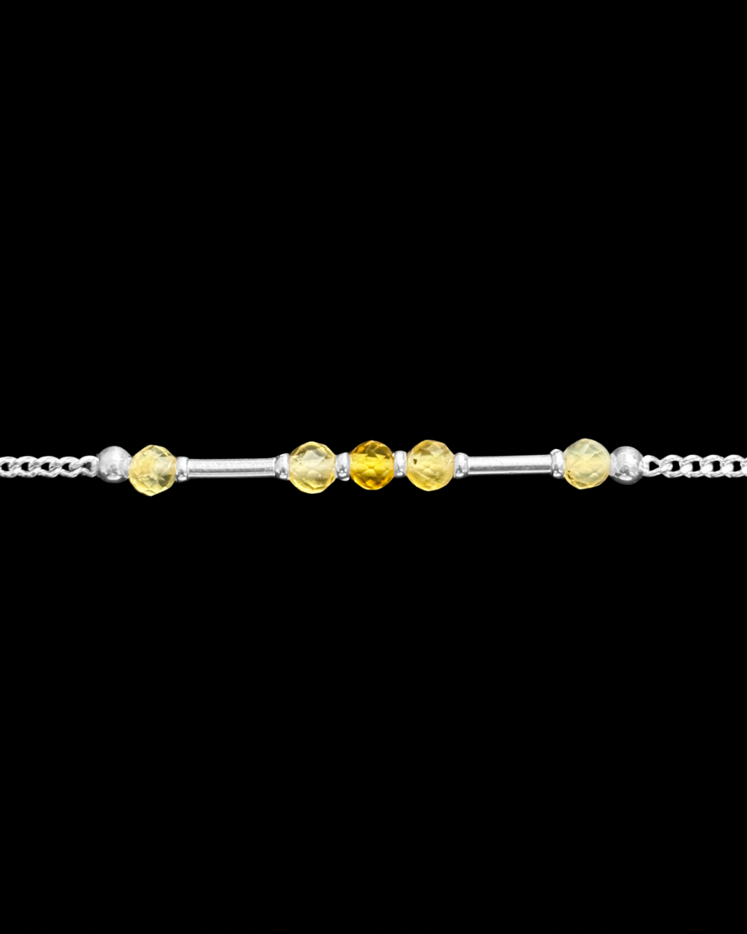 ÓPALO AMARILLO PULSERA PLATA