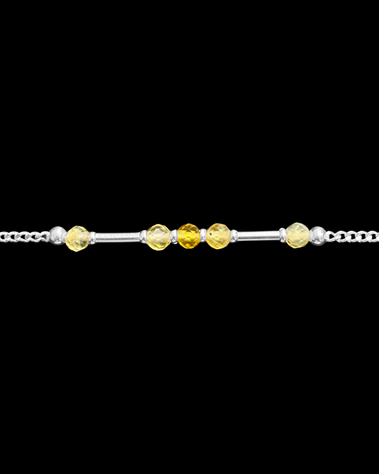 ÓPALO AMARILLO PULSERA PLATA