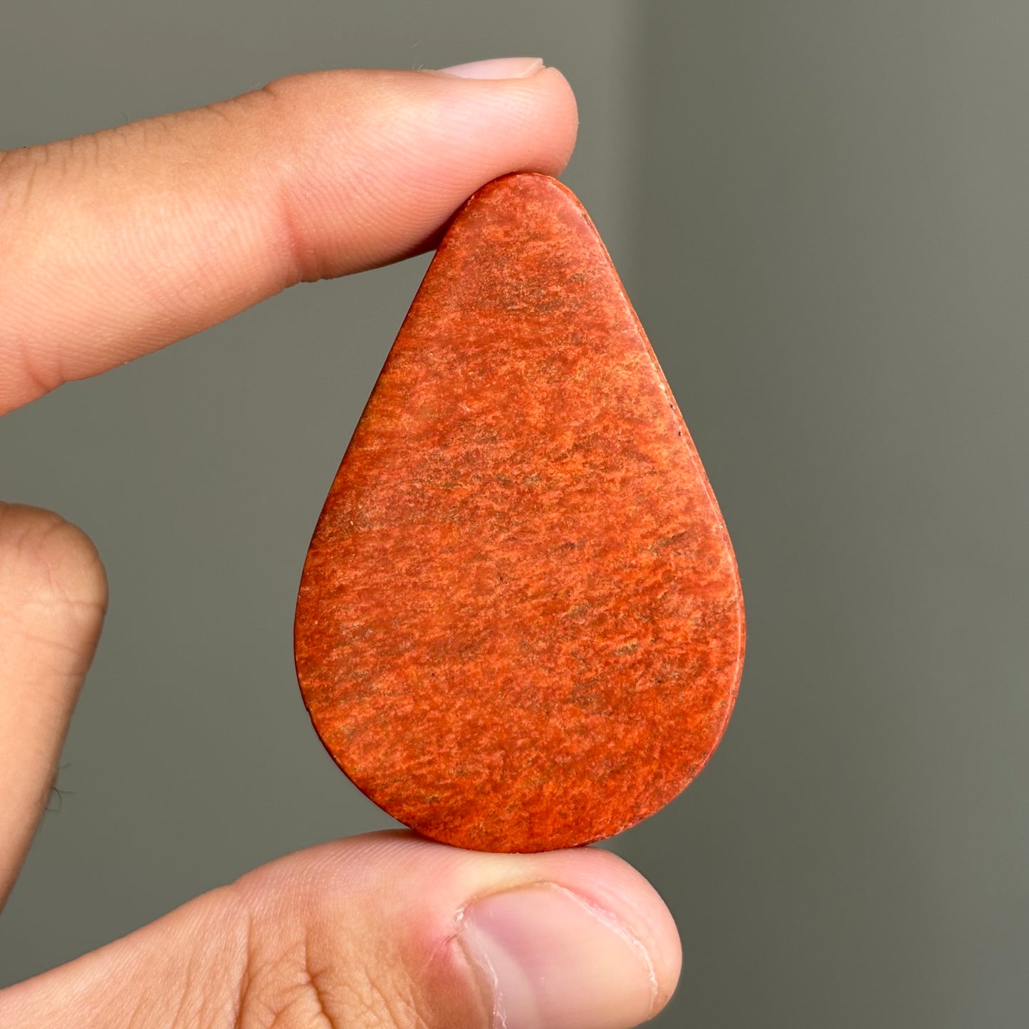 red jasper cabochon