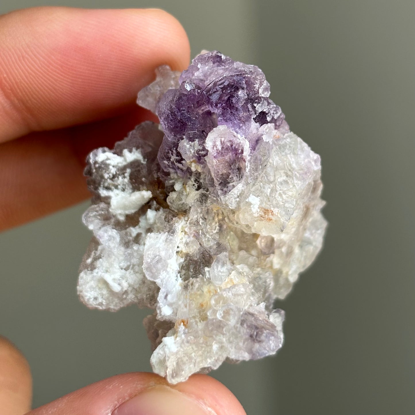 raw purple fluorite