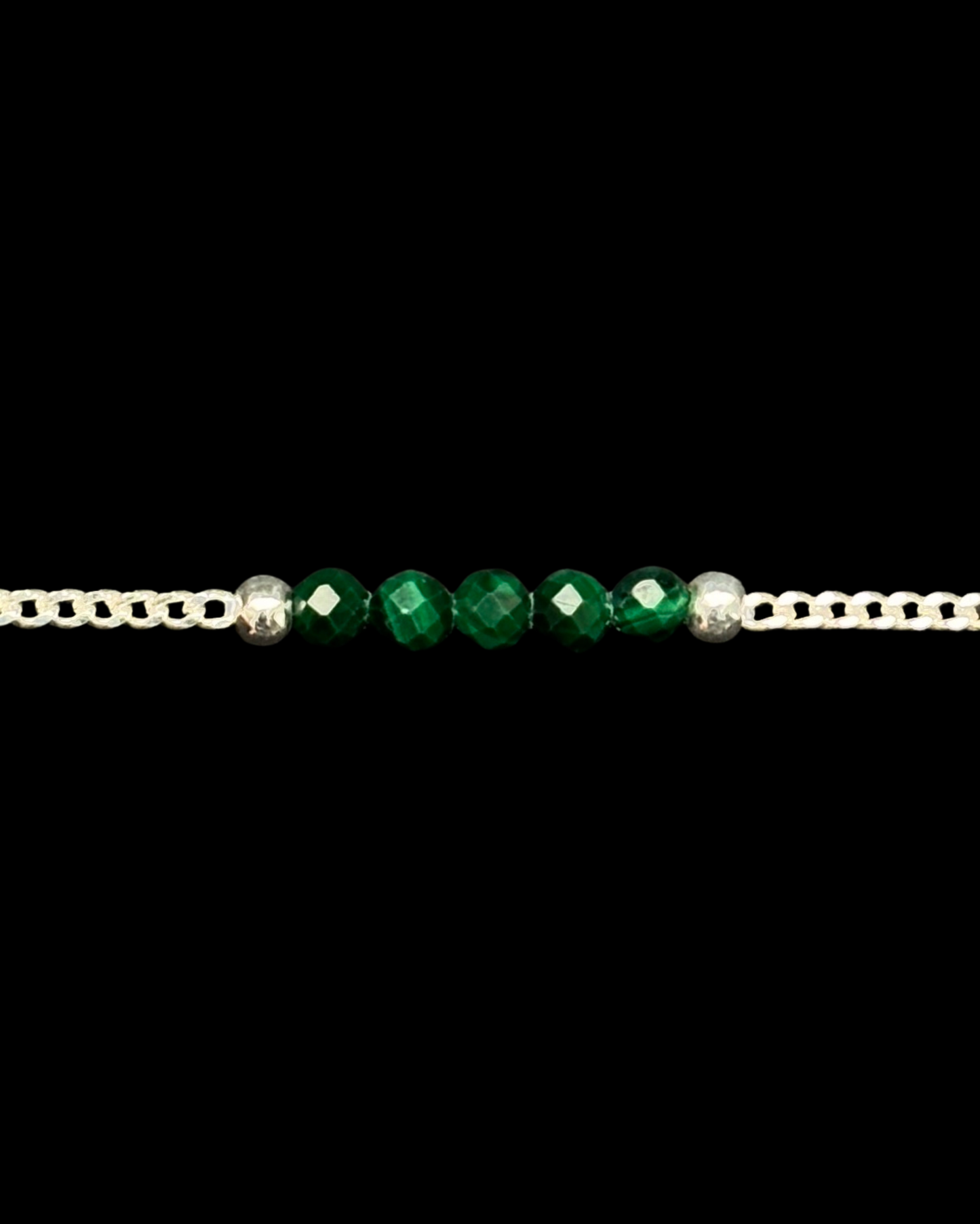 MALAQUITA PULSERA PLATA